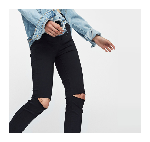 black pants